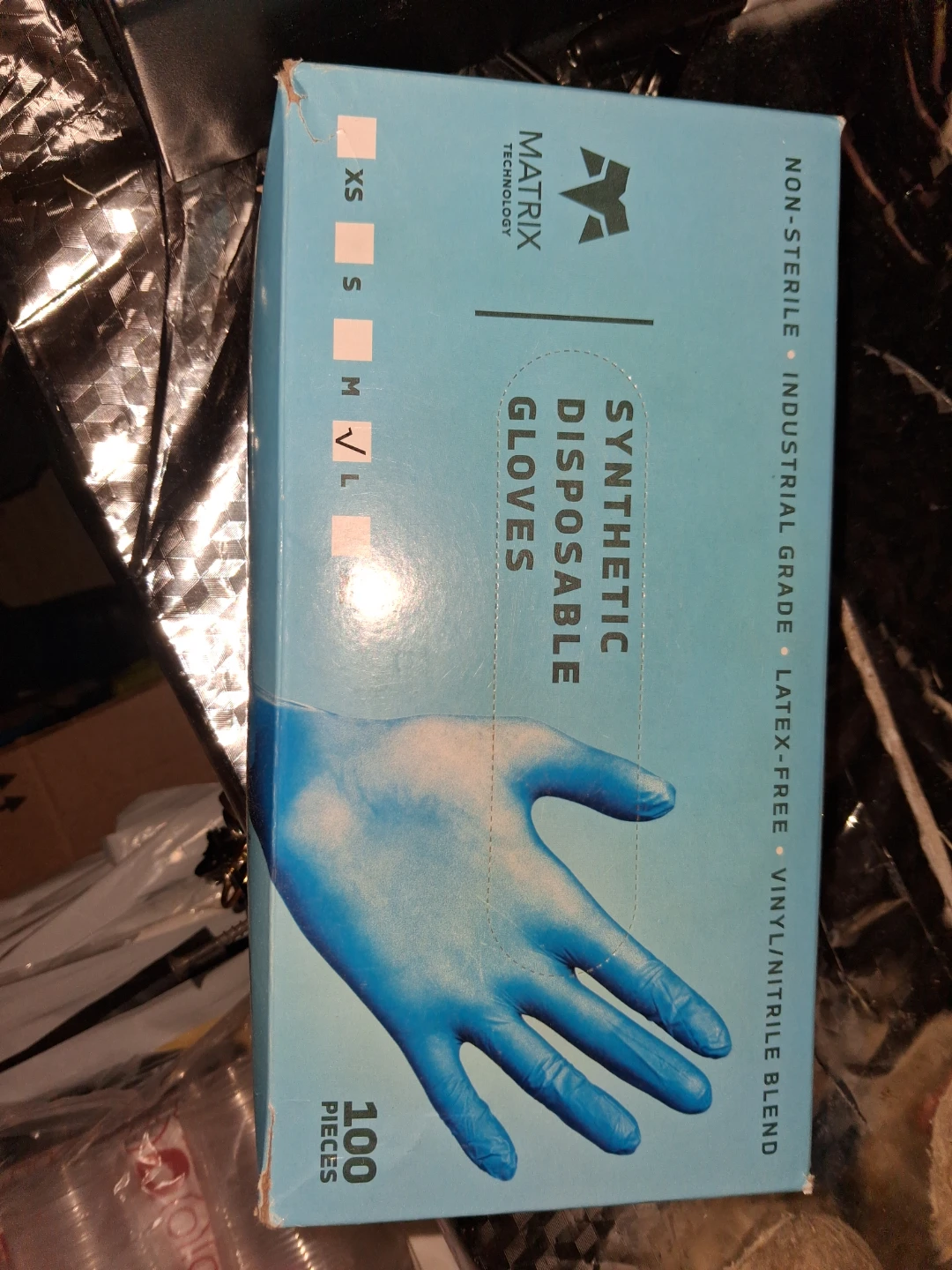 Matrix Technology Synthetic Disposable Gloves Medium