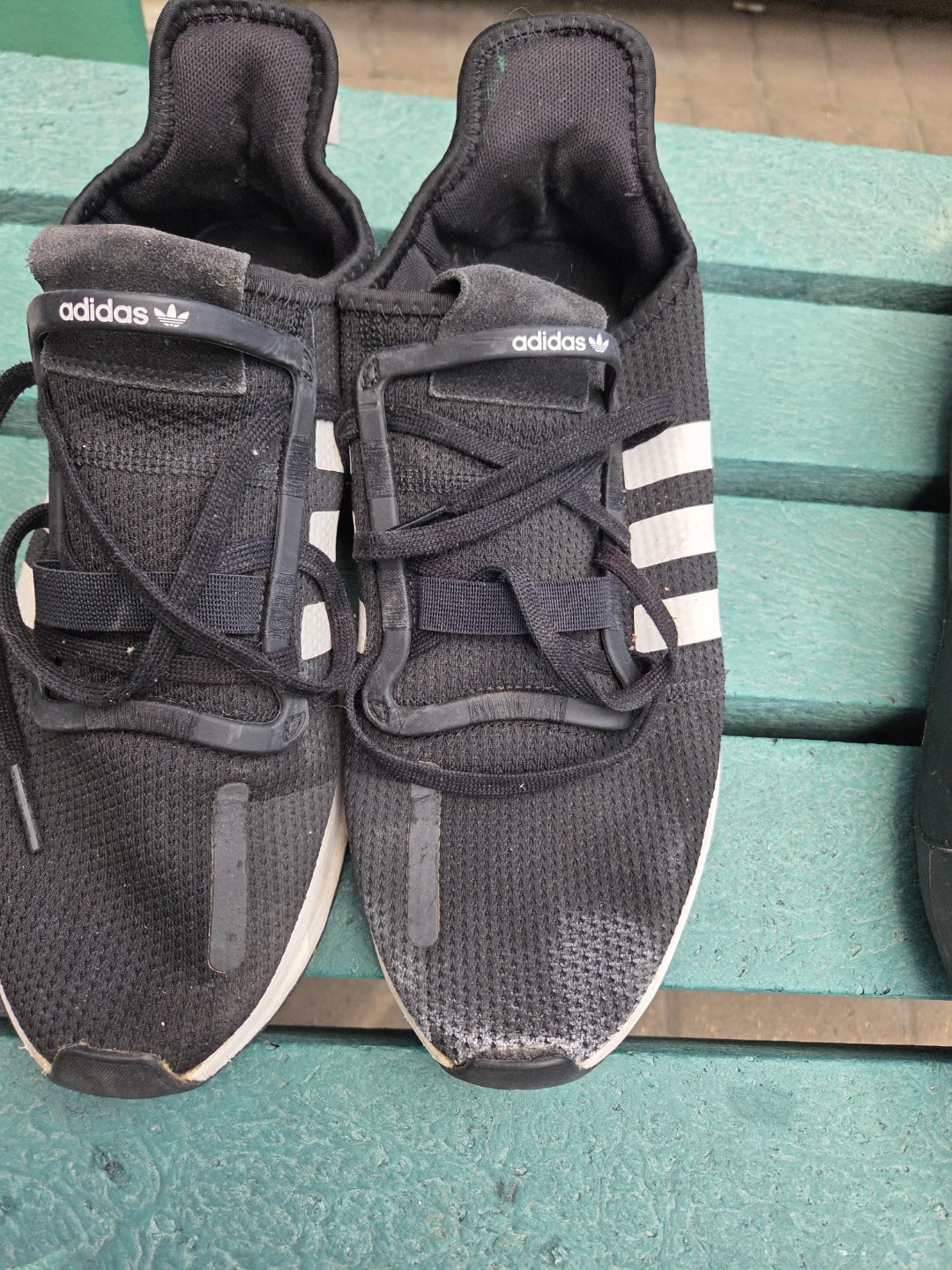 Adidas Black Sneakers US 11 - photo 2