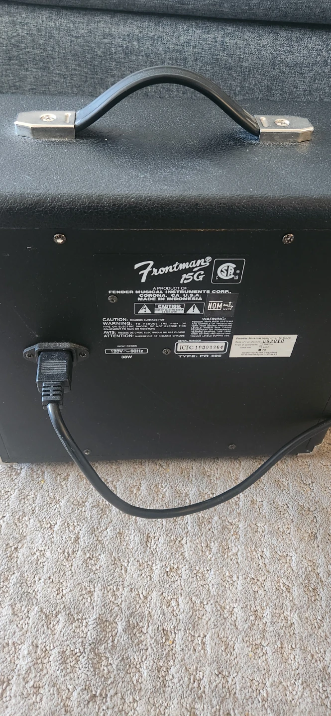 AS IS Fender Frontman 15G Guitar Amplifier - photo 4