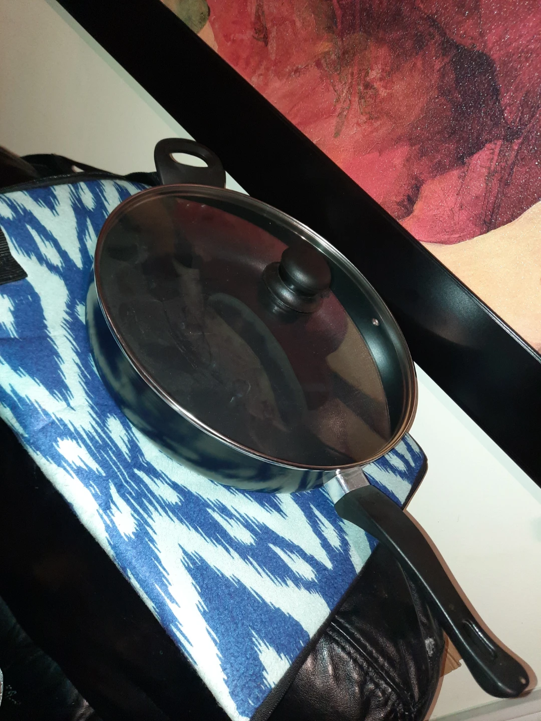 Huge Starfrit Non-Stick Frying DEEP Pan &Lid