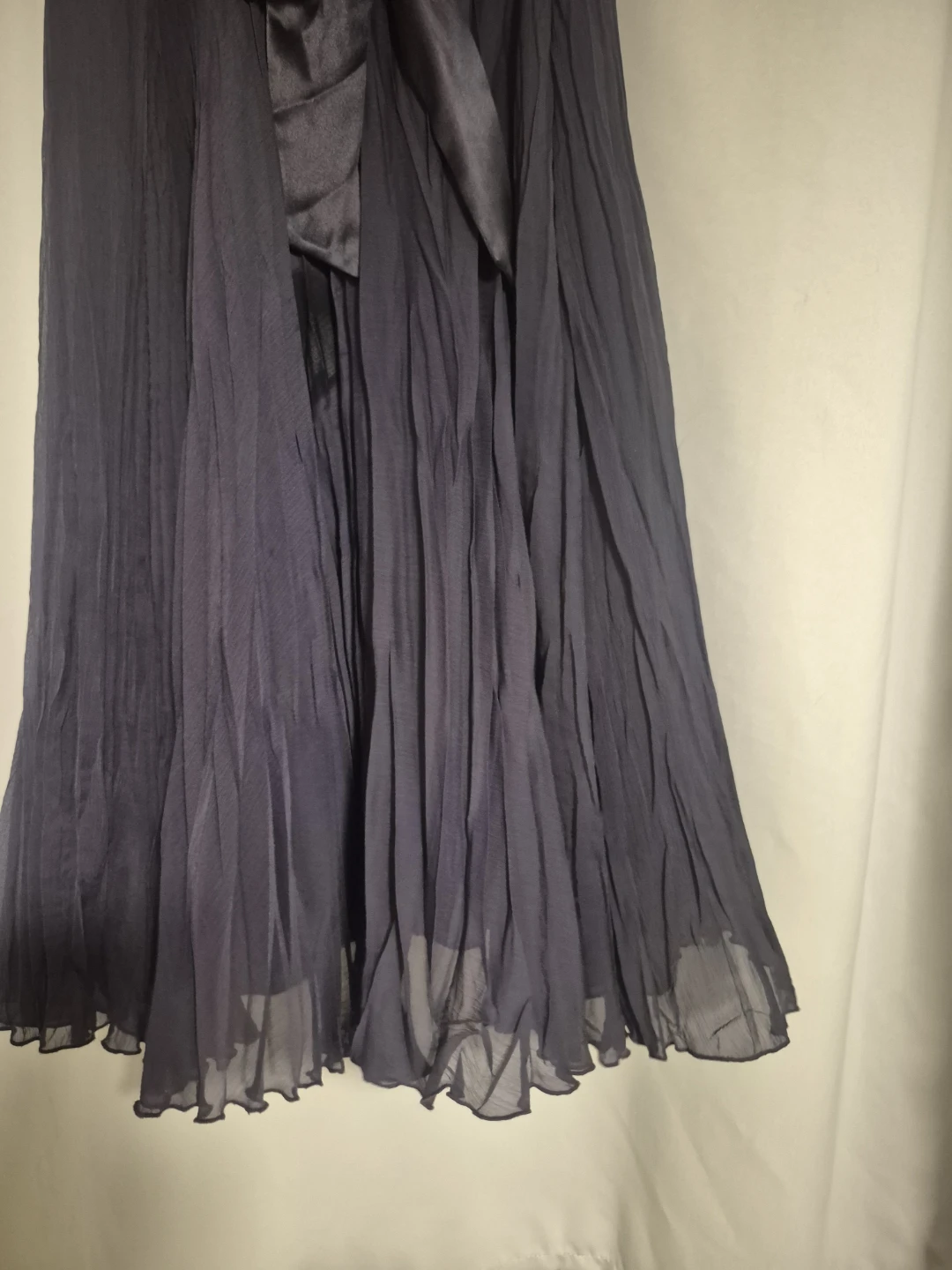 Dark Plum Sleeveless Pleated Dress - photo 5