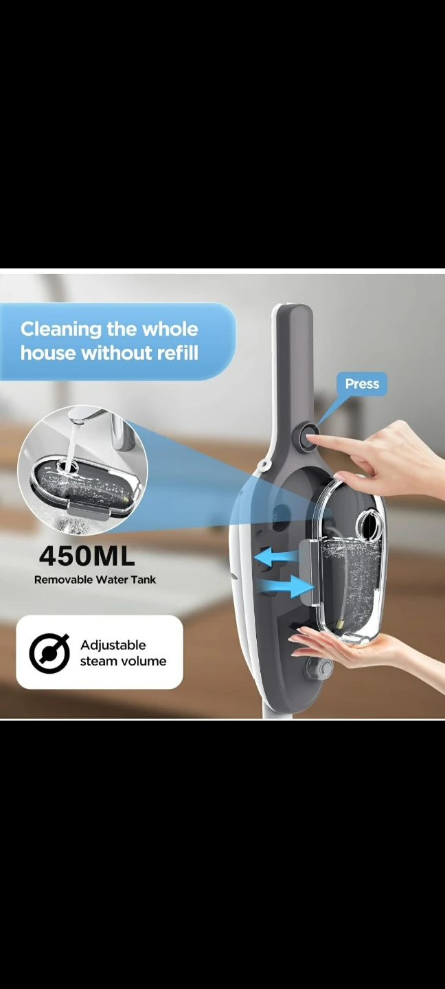 Mxnsewr Steam Mop with 8 Attachments - photo 2