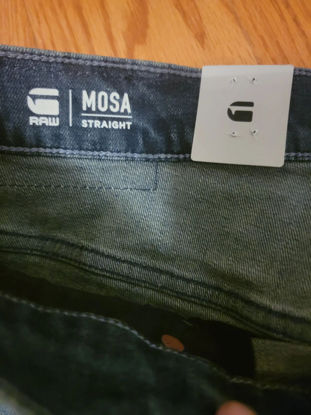 G-Star Raw Mosa Straight Jeans Antique Forest Blue 38/32 - photo 2