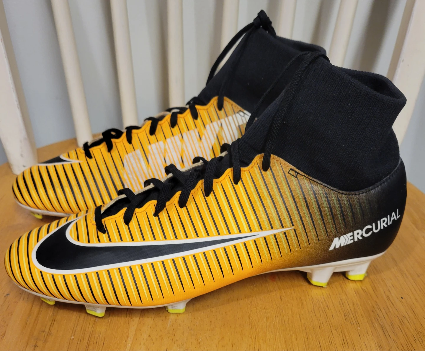 Nike Mercurial Victory VI DF FG Orange boots Cleats mens Size 8 - photo 2