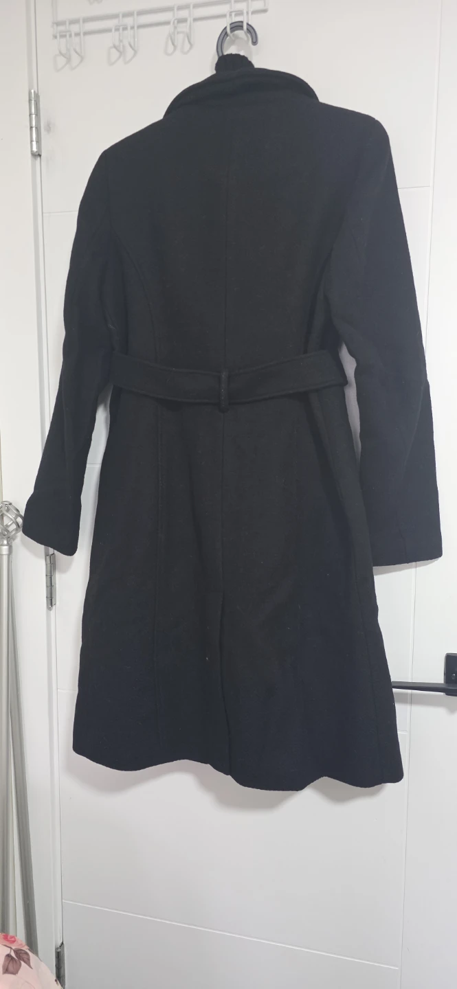 Calvin Klein Black Wool-Blend Coat - photo 5