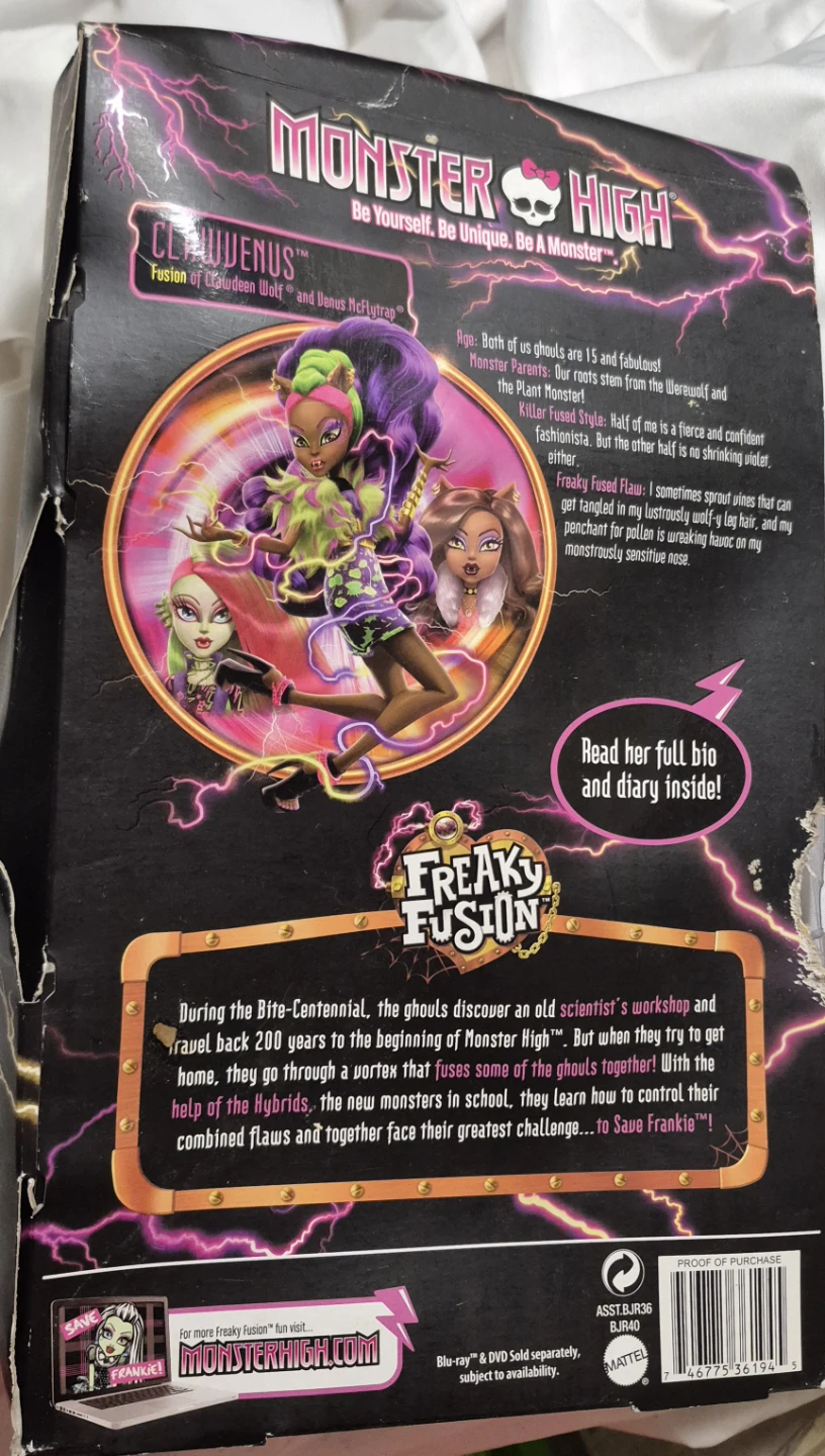 Monster High Freaky Fusion Clawvenus Doll - photo 2