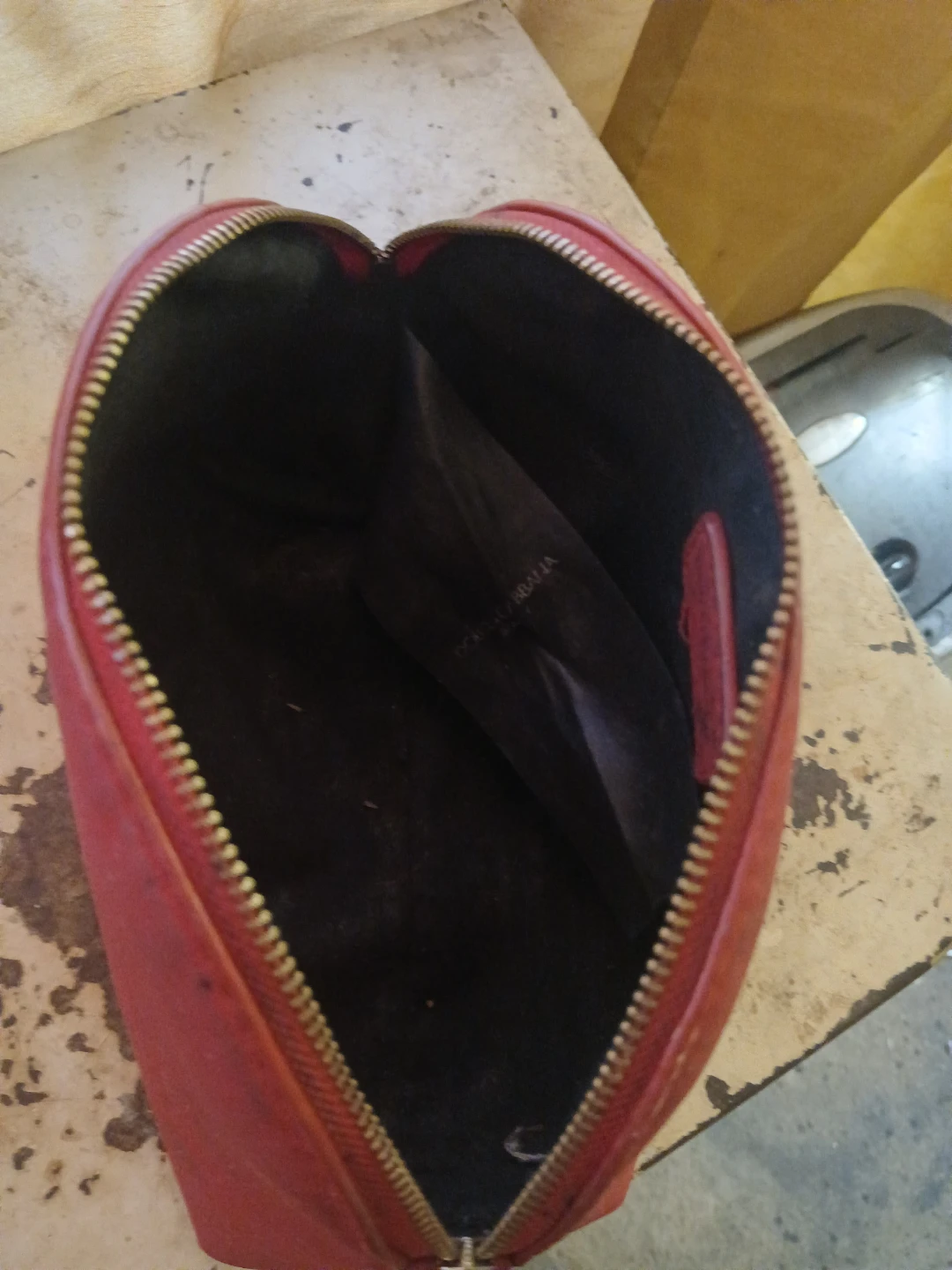 Dolce & Gabbana Red Makeup Pouch
