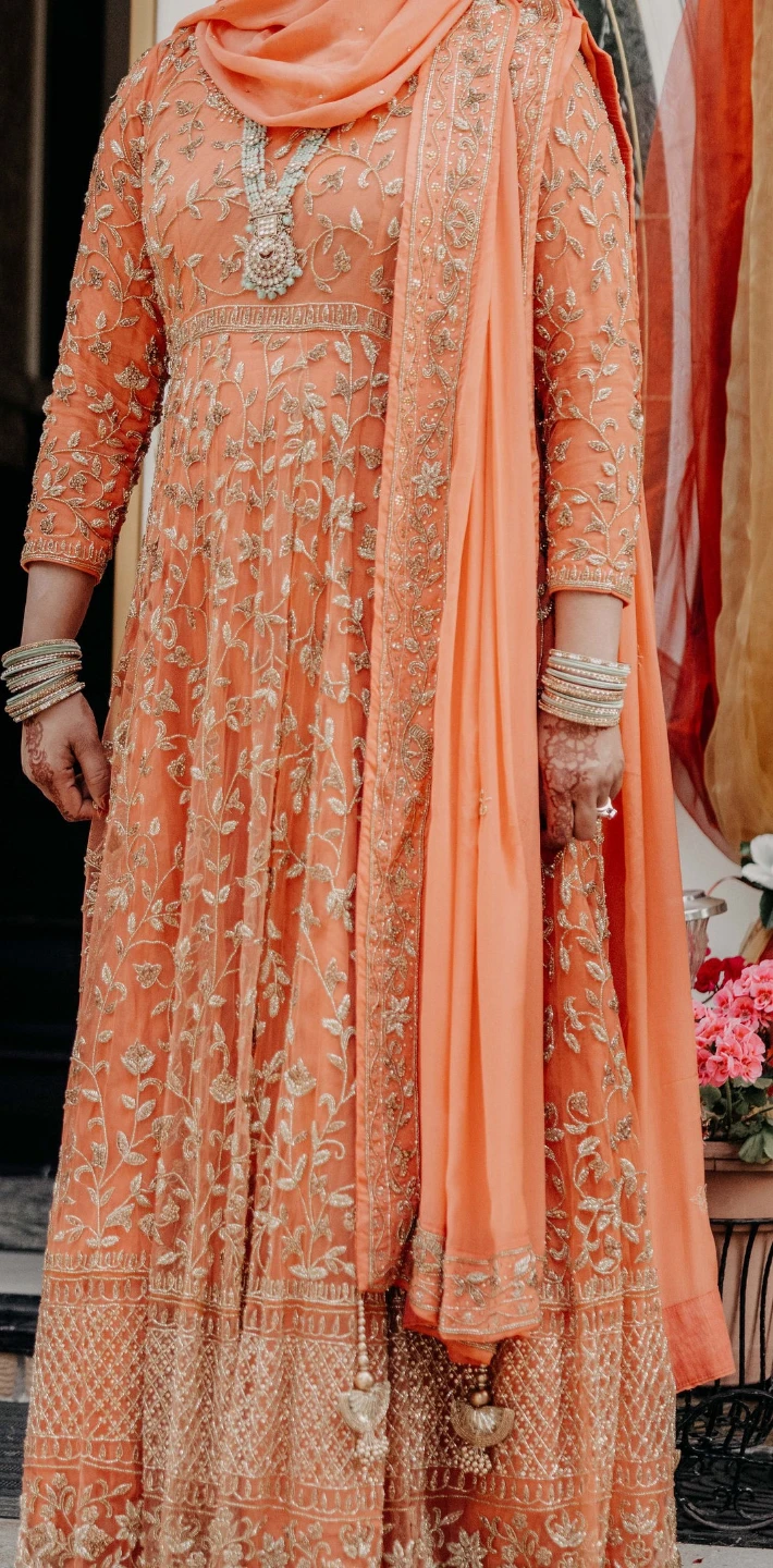 Indian party long gown