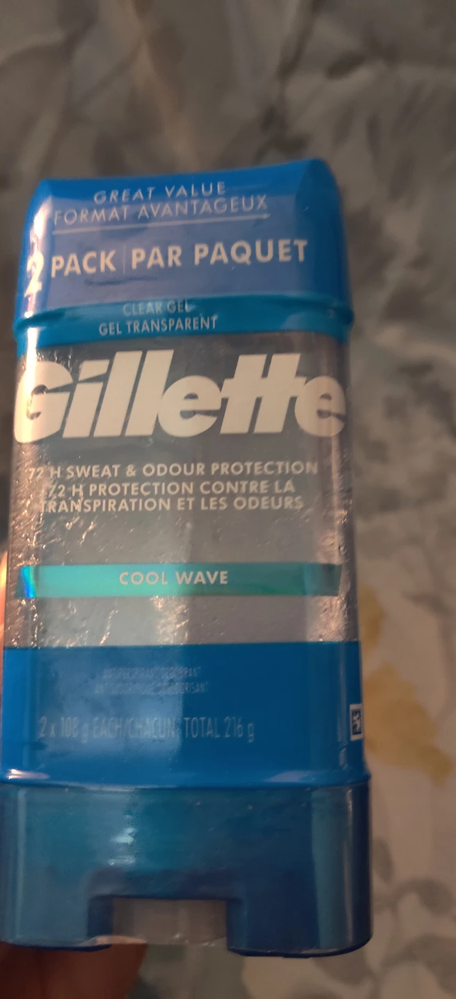 Gillette Cool Wave Clear Gel Antiperspirant 2-Pack - photo 4
