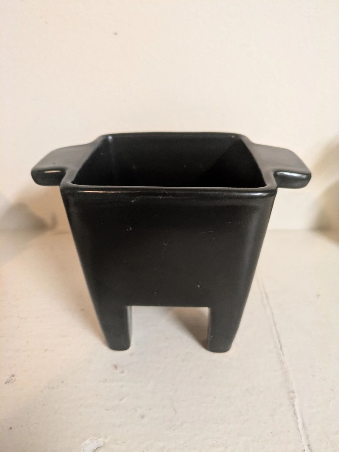 Boska Holland Black Ceramic Mini Pot