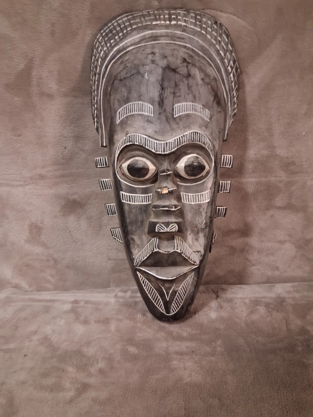hand-carved wooden Mask