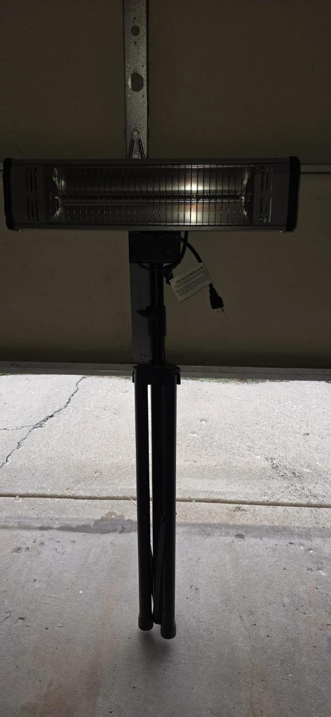 Electric Infrared Patio Heater with Tripod Stand