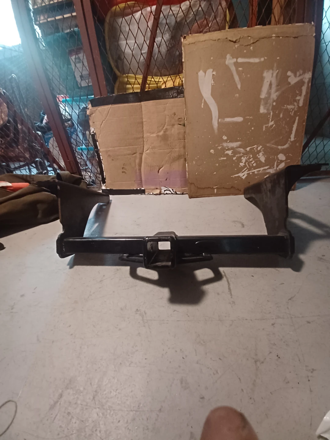 Black Steel Trailer Hitch Receiver