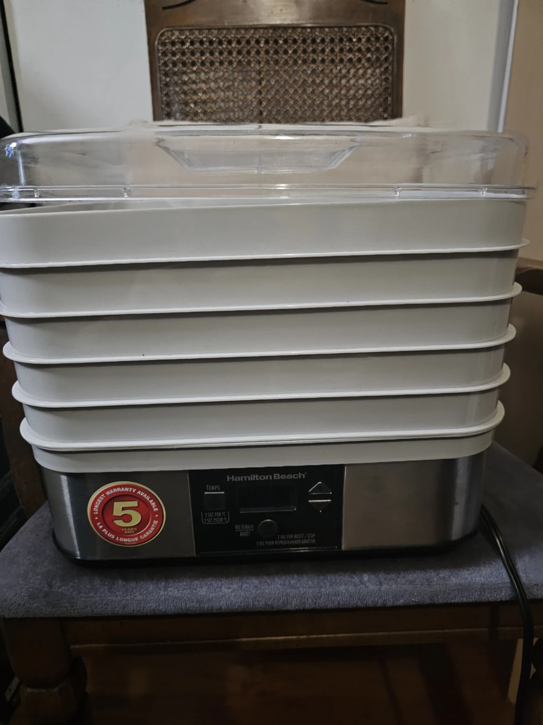 Hamilton Beach Food Dehydrator 32100C - photo 2