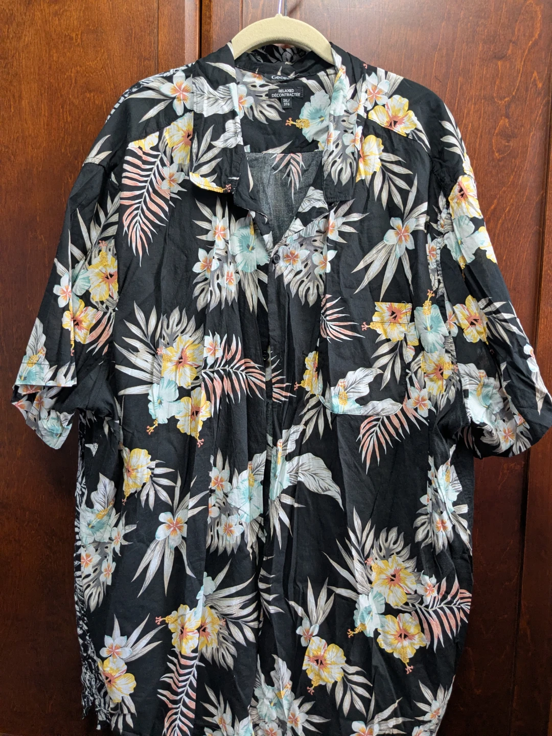 Lot of 5 Tropical Print Shirts - 3XL - photo 4