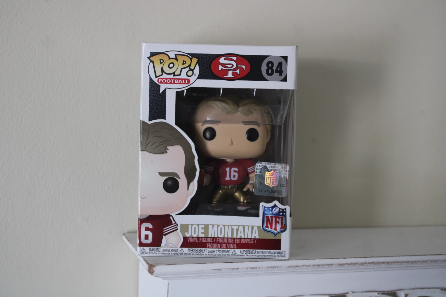 Funko Pop NFL Jerry Rice and Joe Montana Figures