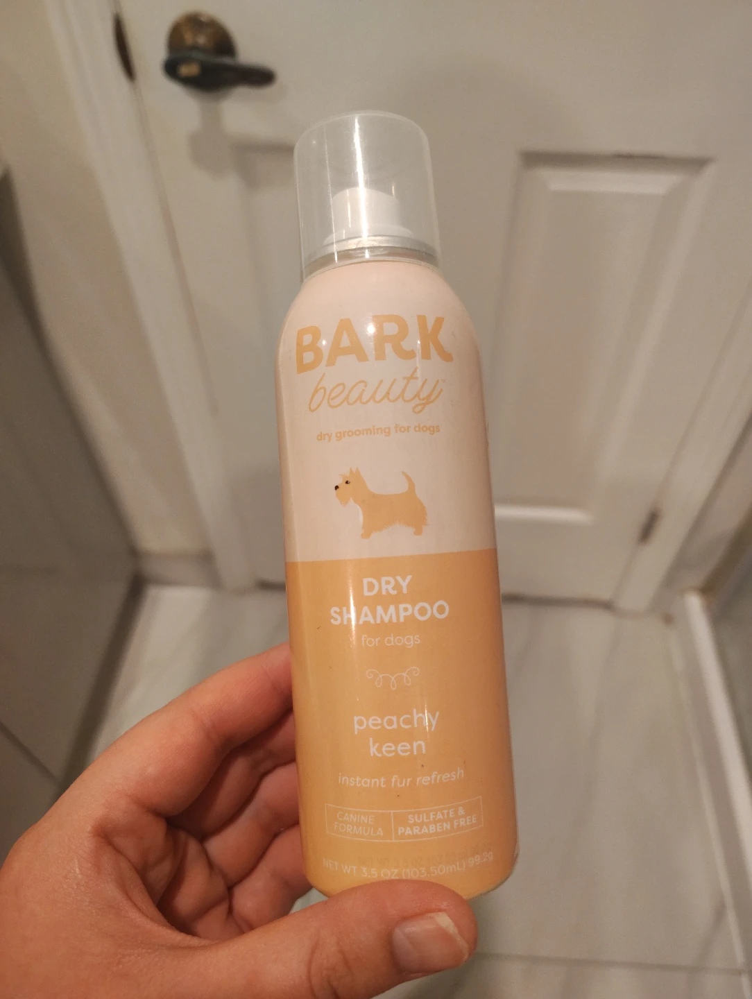 Bark Beauty Dry Shampoo for Dogs - Peachy Keen