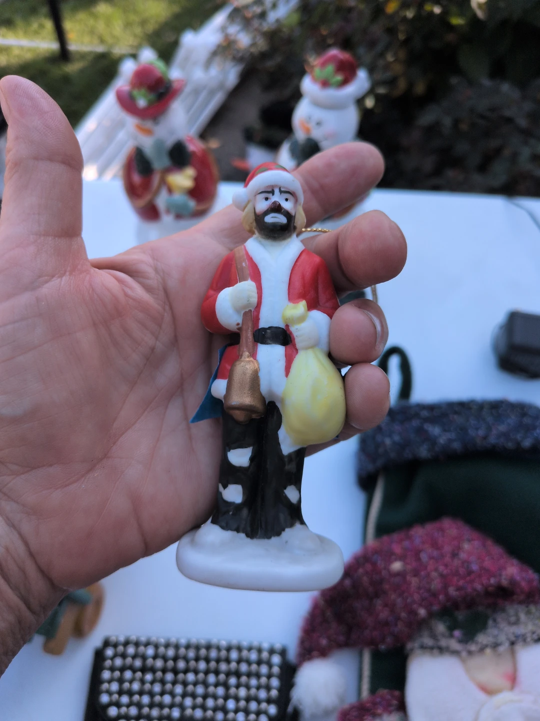 Emmett Kelly Jr. Flambro Christmas Clown Ornament - photo 3