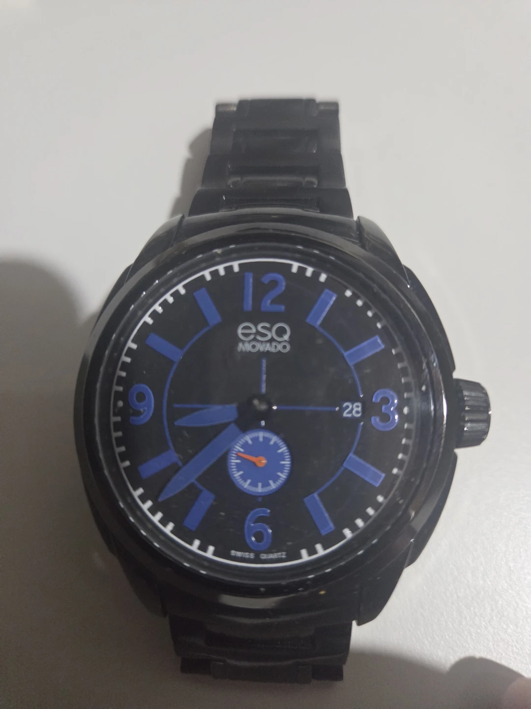 ESQ by Movado Black Stainless Steel Watch