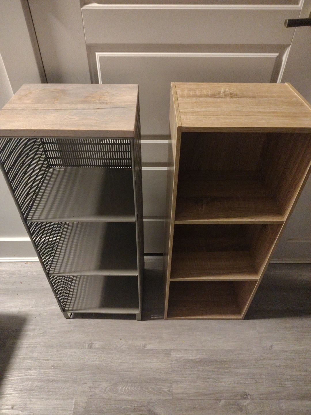 Two Open Shelving Units