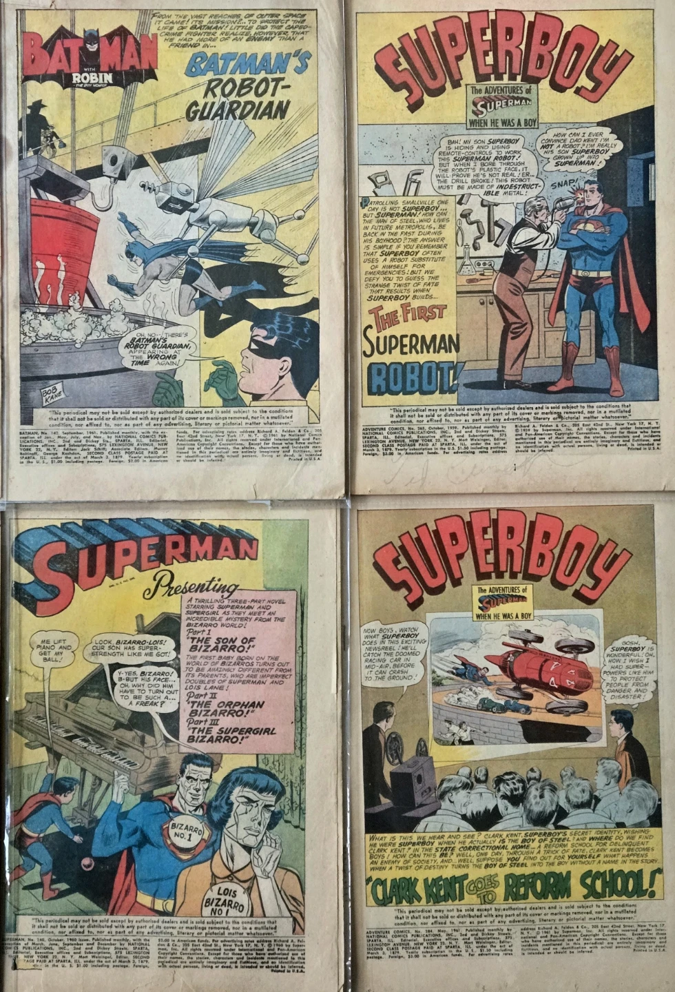 DC Silver Age Major Key Comics (8) Superman 1st Bizarro - photo 3