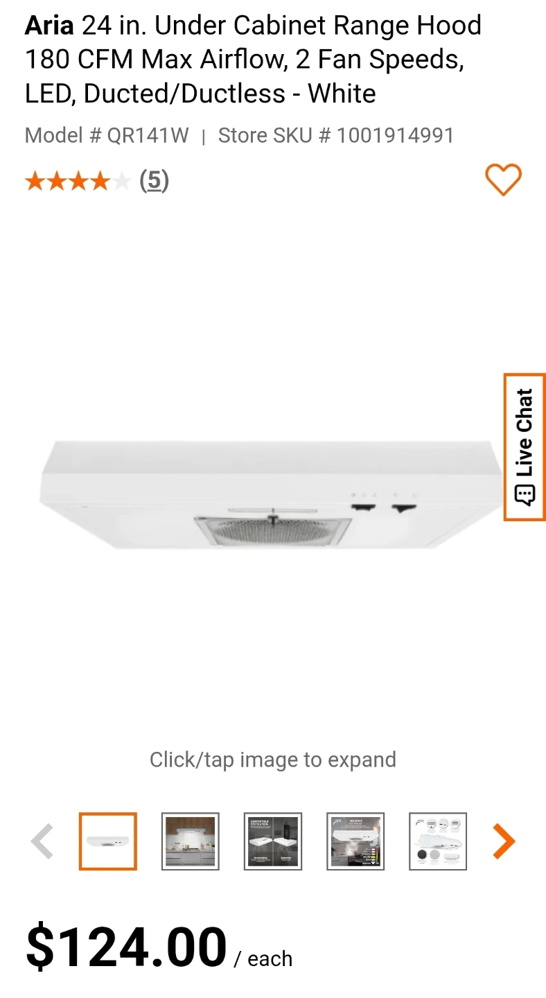 Aria 24-inch Range Hood- - photo 4