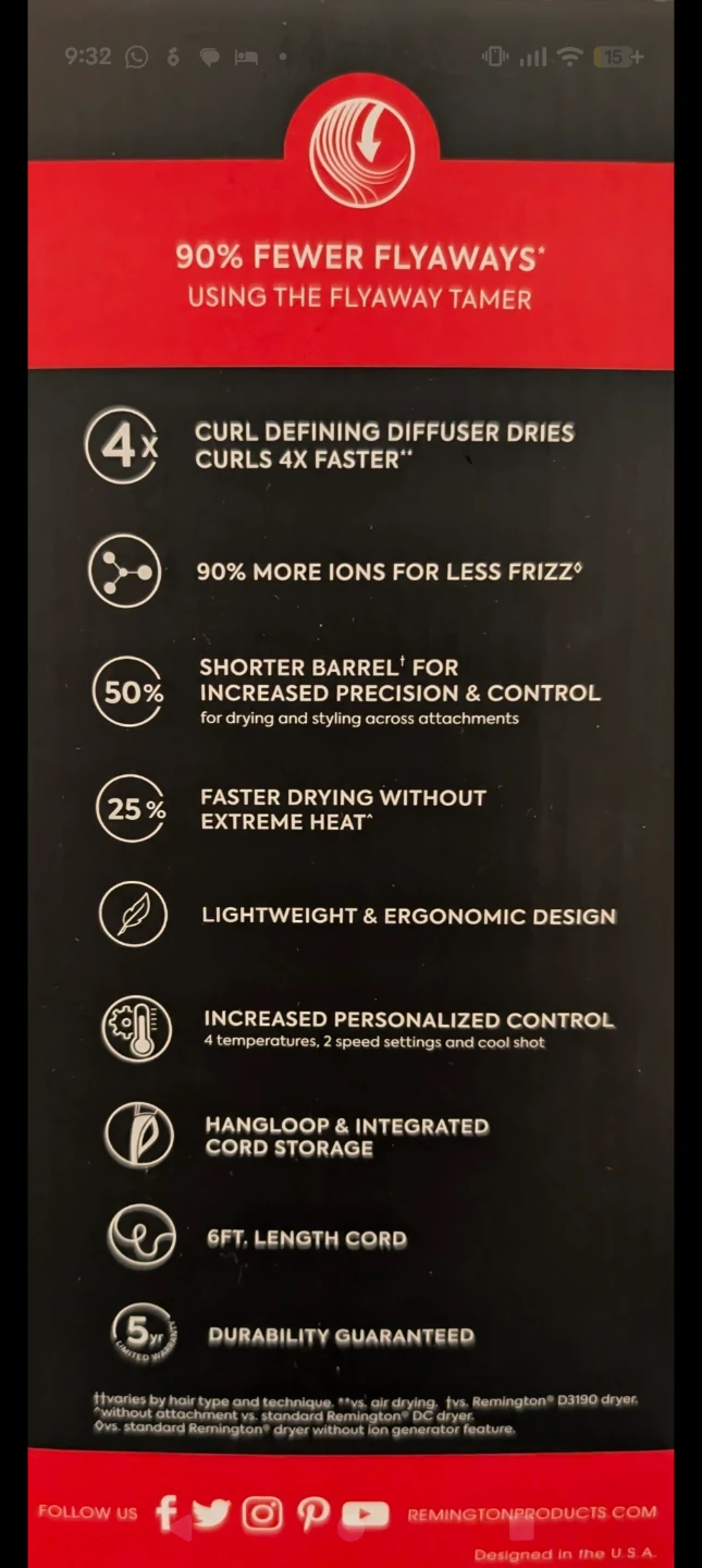 Remington ONE Flat Iron + Curler and Hair Dryer - photo 2