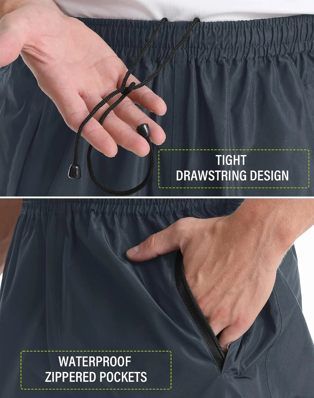 Waterproof Travel Rain Pants Large - photo 3