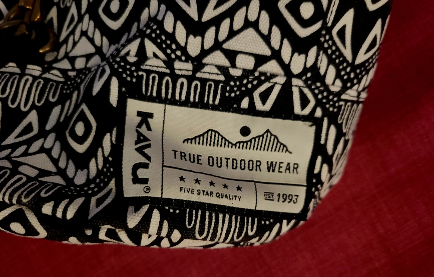 Kavu Rope Bag Black and White - photo 4