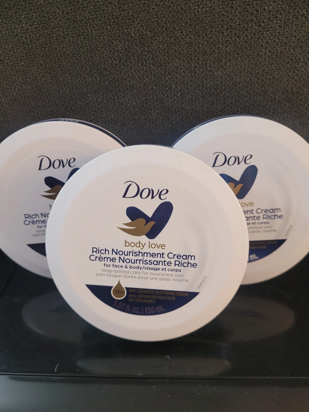 Three Dove Body Love Rich Nourishment Cream Tubs $3 each