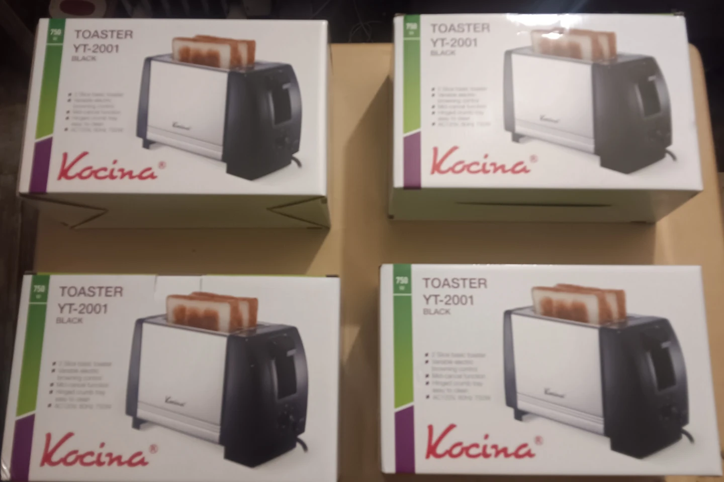 Kocina YT-2001 2-Slice Toaster (EACH) - photo 2