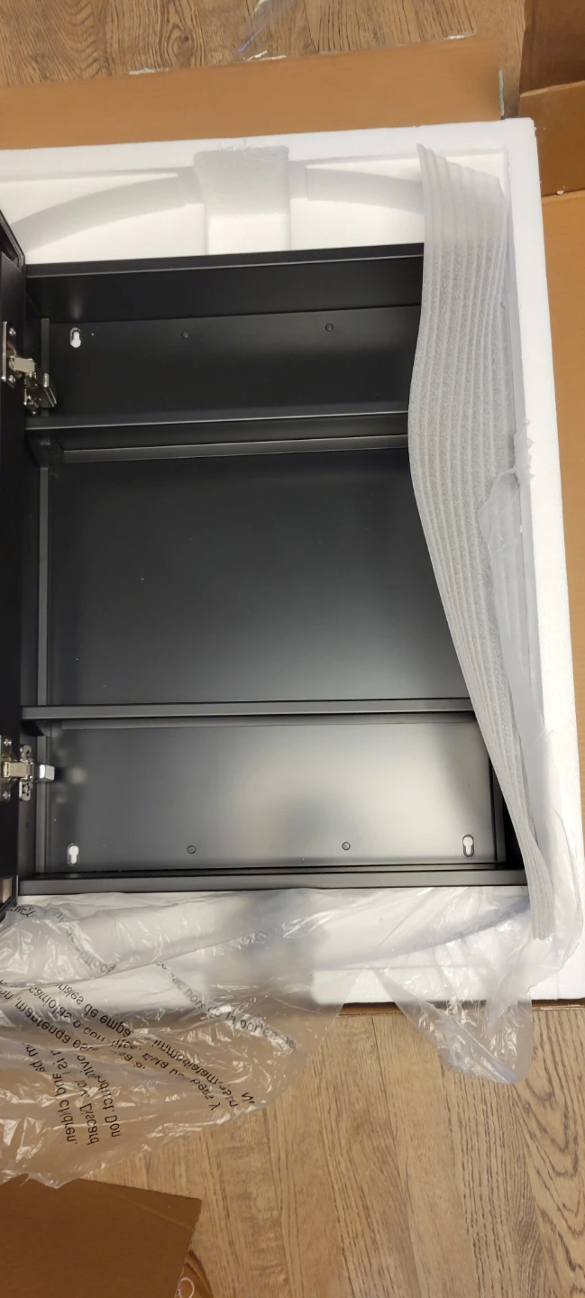 Black Wall-Mounted Medicine Cabinet - photo 5
