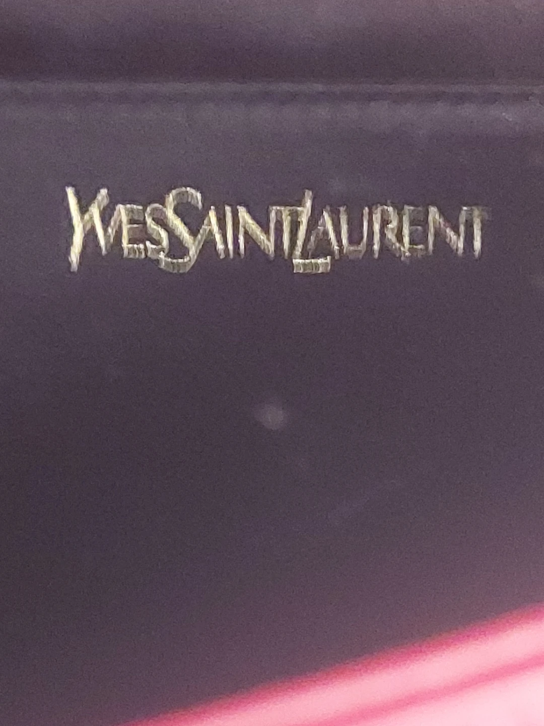 Yves Saint Laurent Red Leather Clutch - photo 2