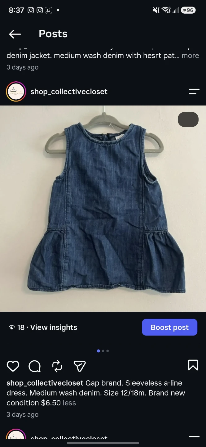 Assorted Childrens Denim Clothing Items - photo 3