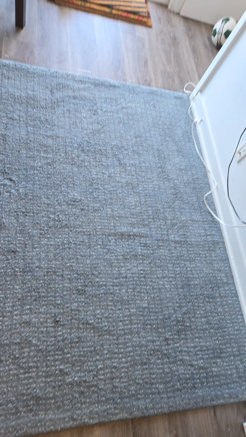 Textured Grey Area Rug - photo 2