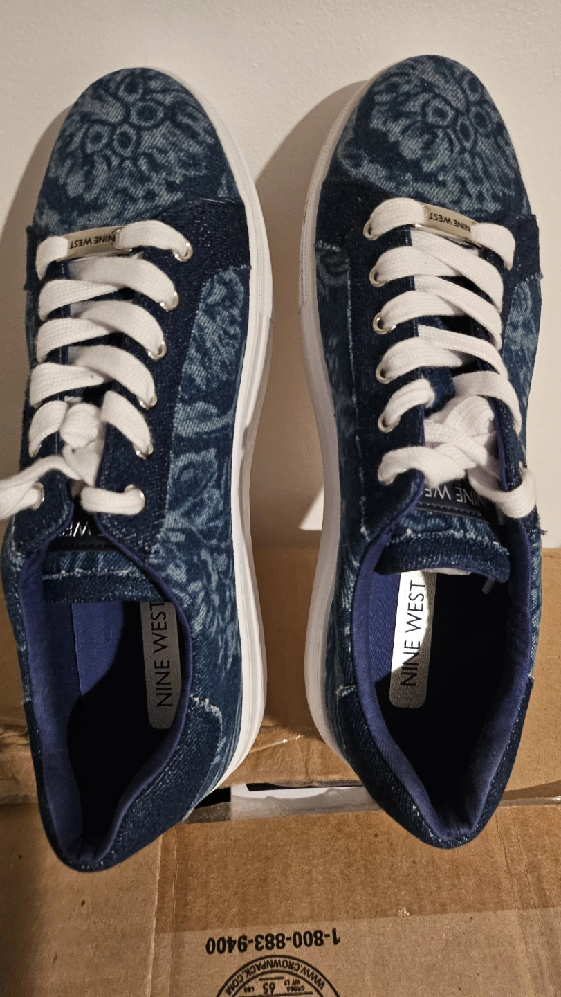 Nine West Denim Pattern Sneakers - photo 2