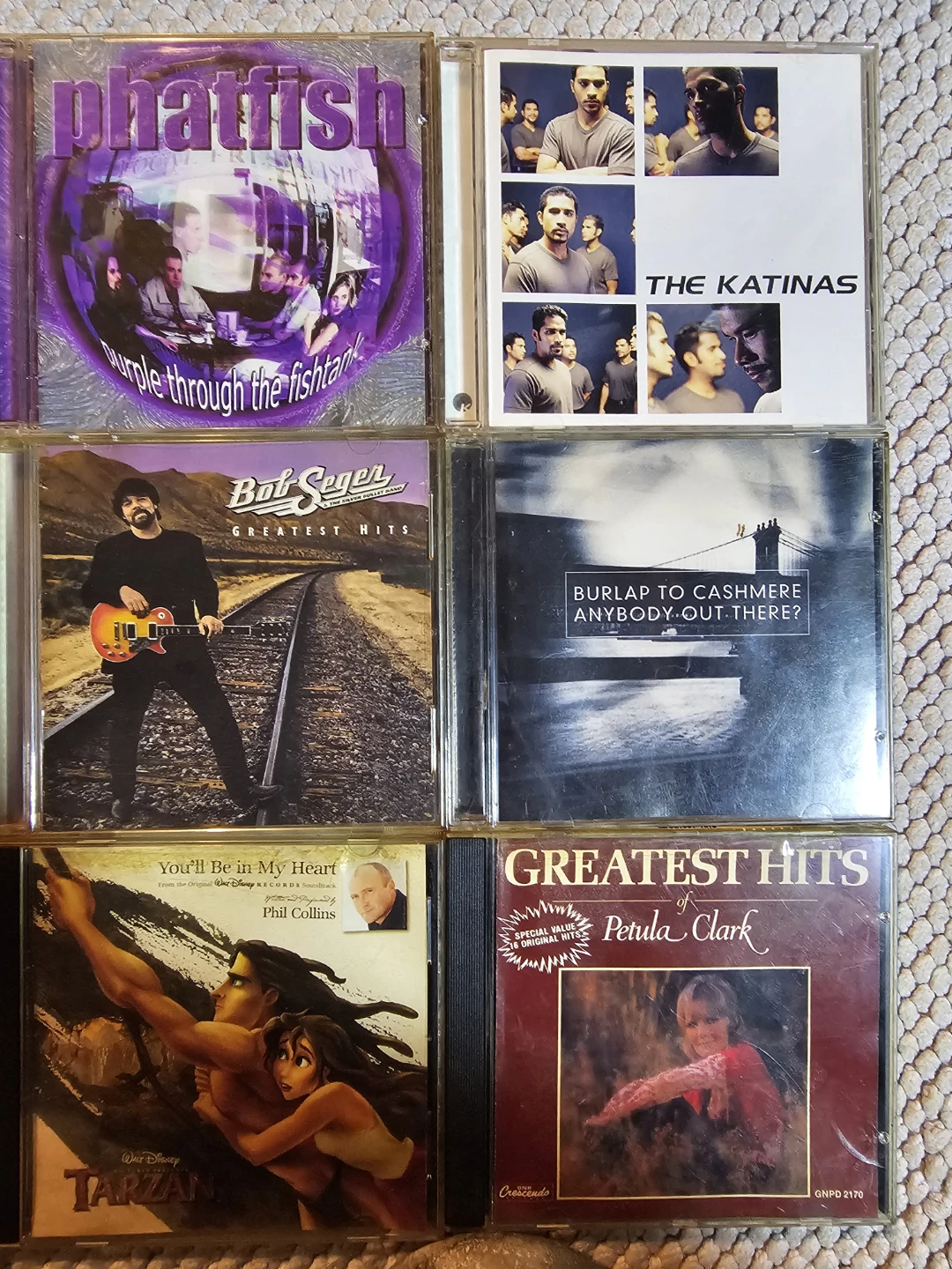 Collection of 6 Music CDs