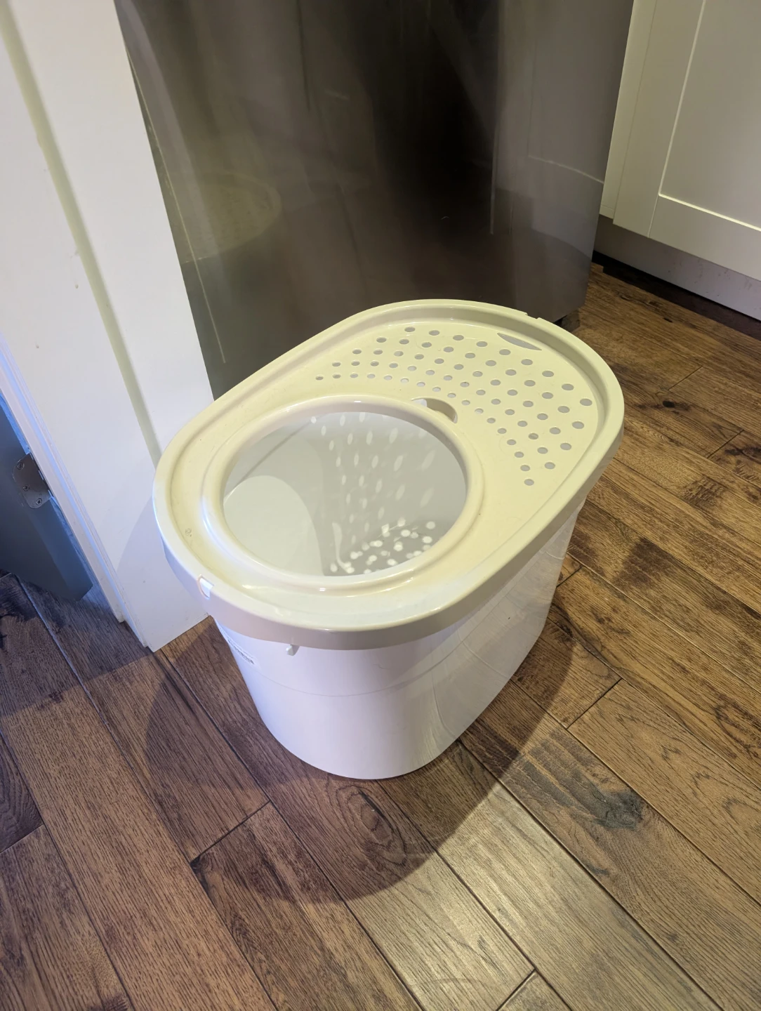 Top entry litter box