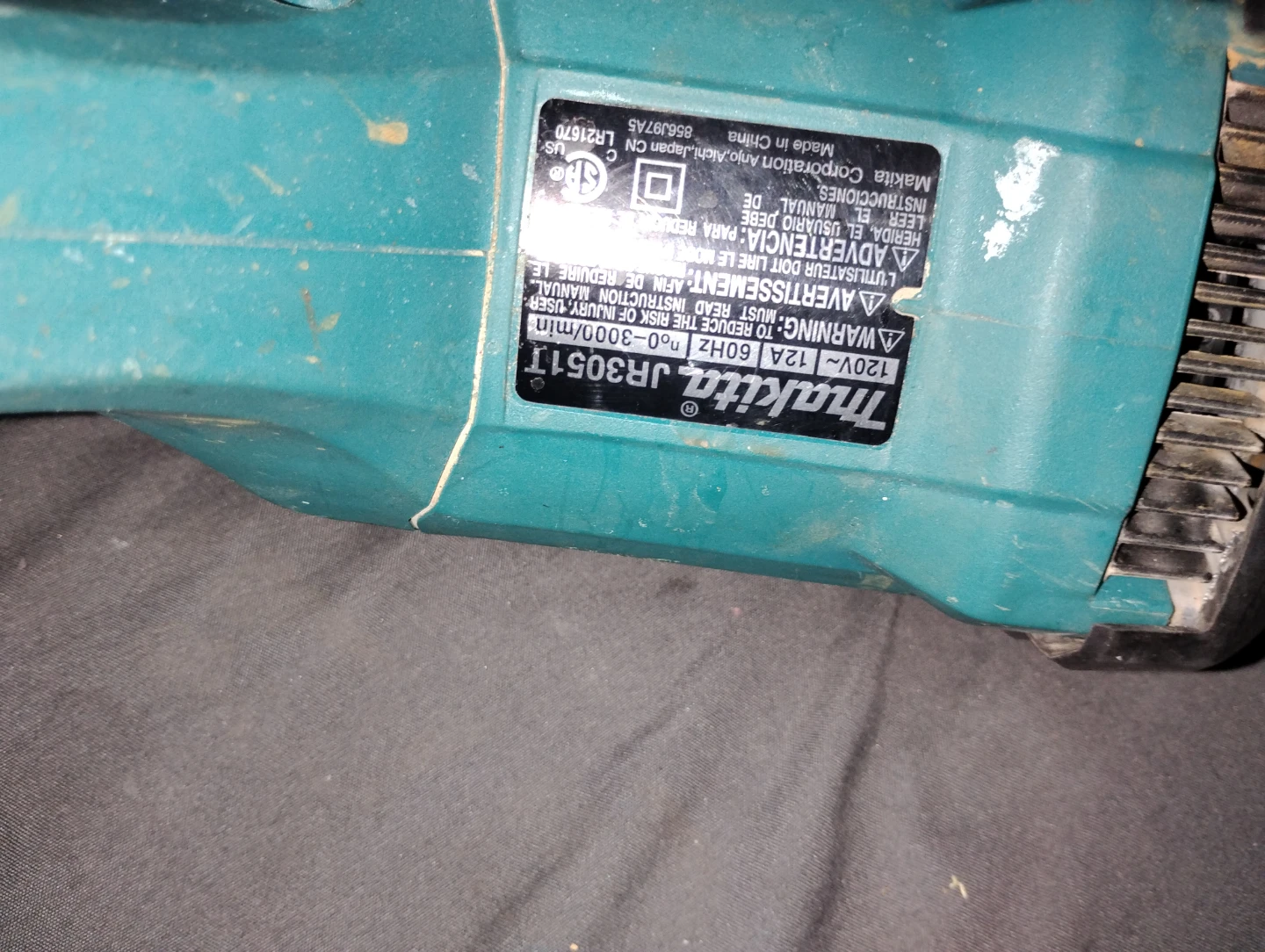 Makita JR3051T Reciprocating Saw - photo 2