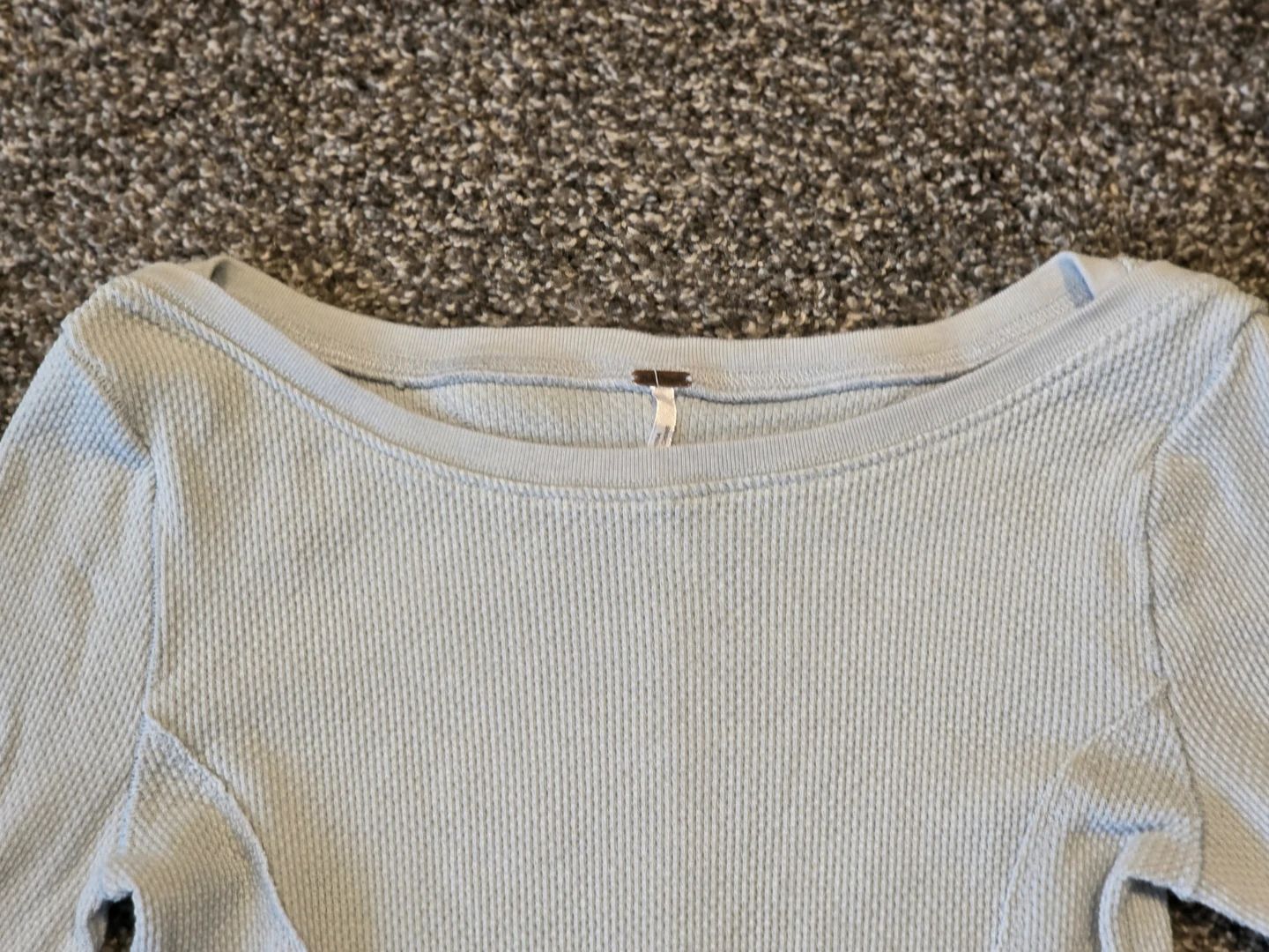 Free People Thermal Long Sleeve Top Sz Small - photo 4