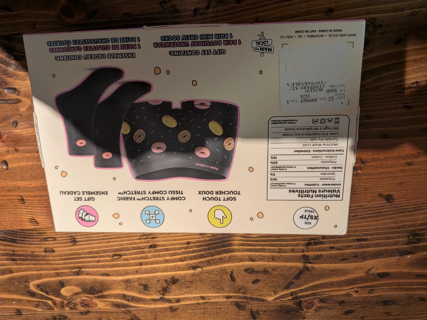 Main and Local Donut Underwear & Sock Gift Set - photo 2