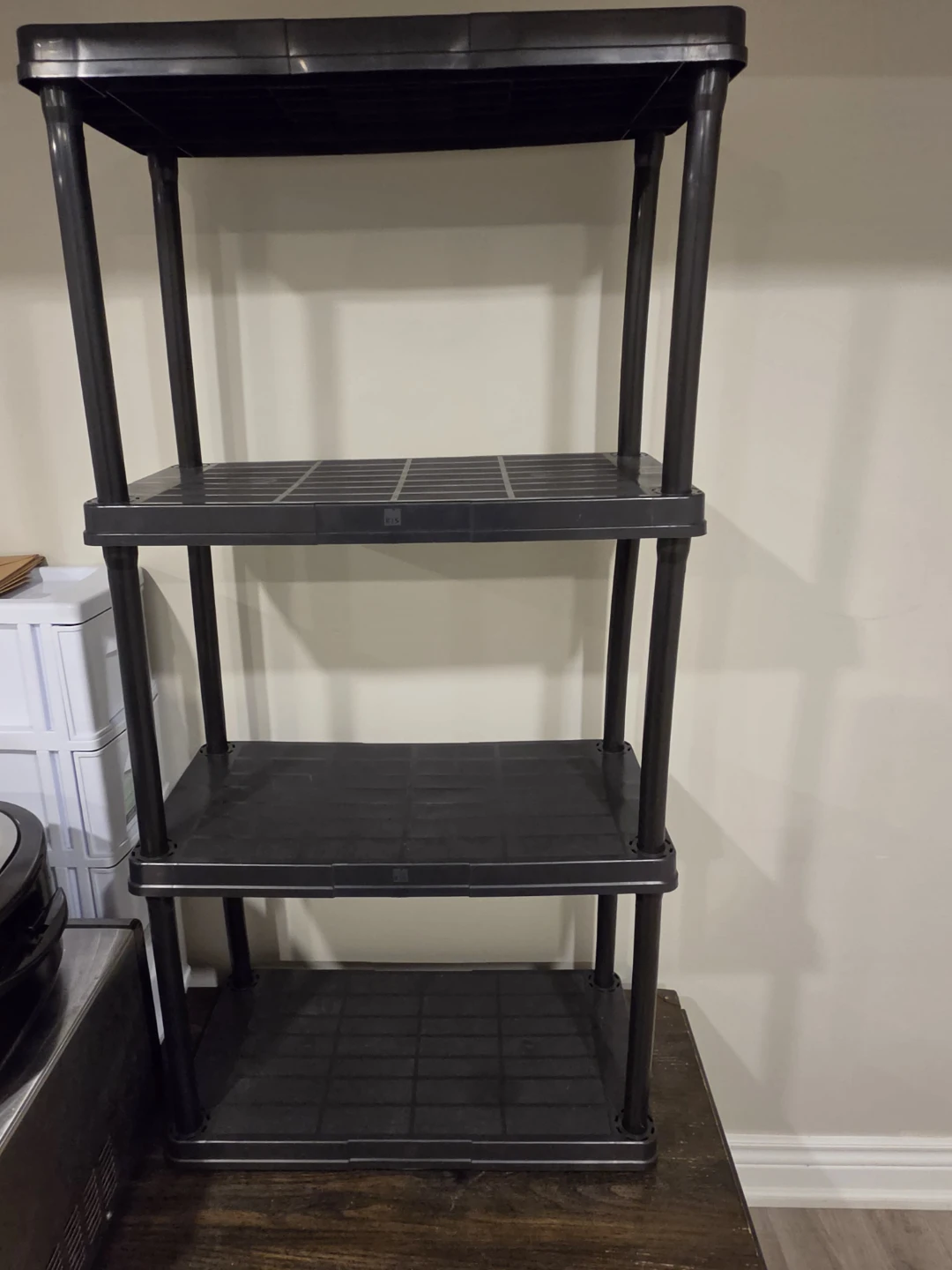 IRIS 4-Tier Plastic Storage Shelf