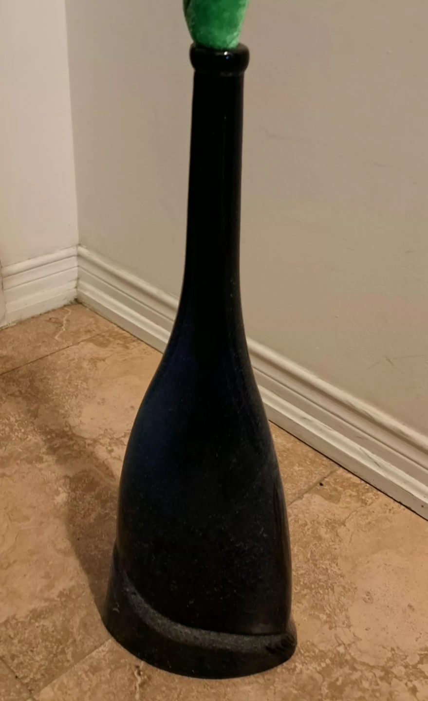 Navy Blue Tall Vase