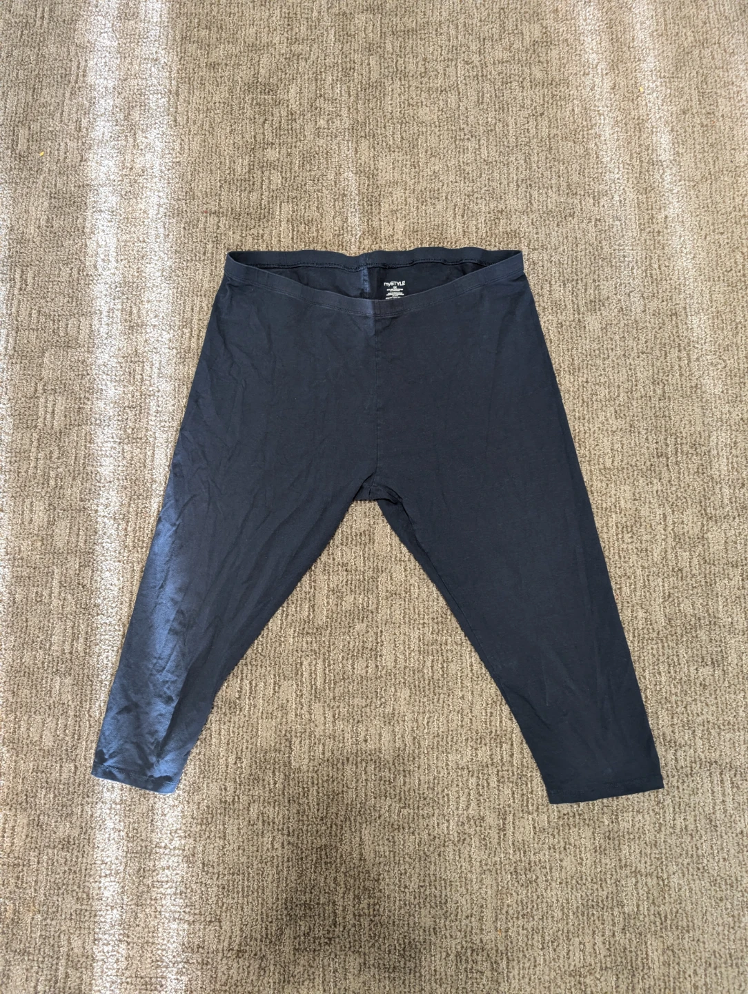 mySTYLE Black Cropped Leggings