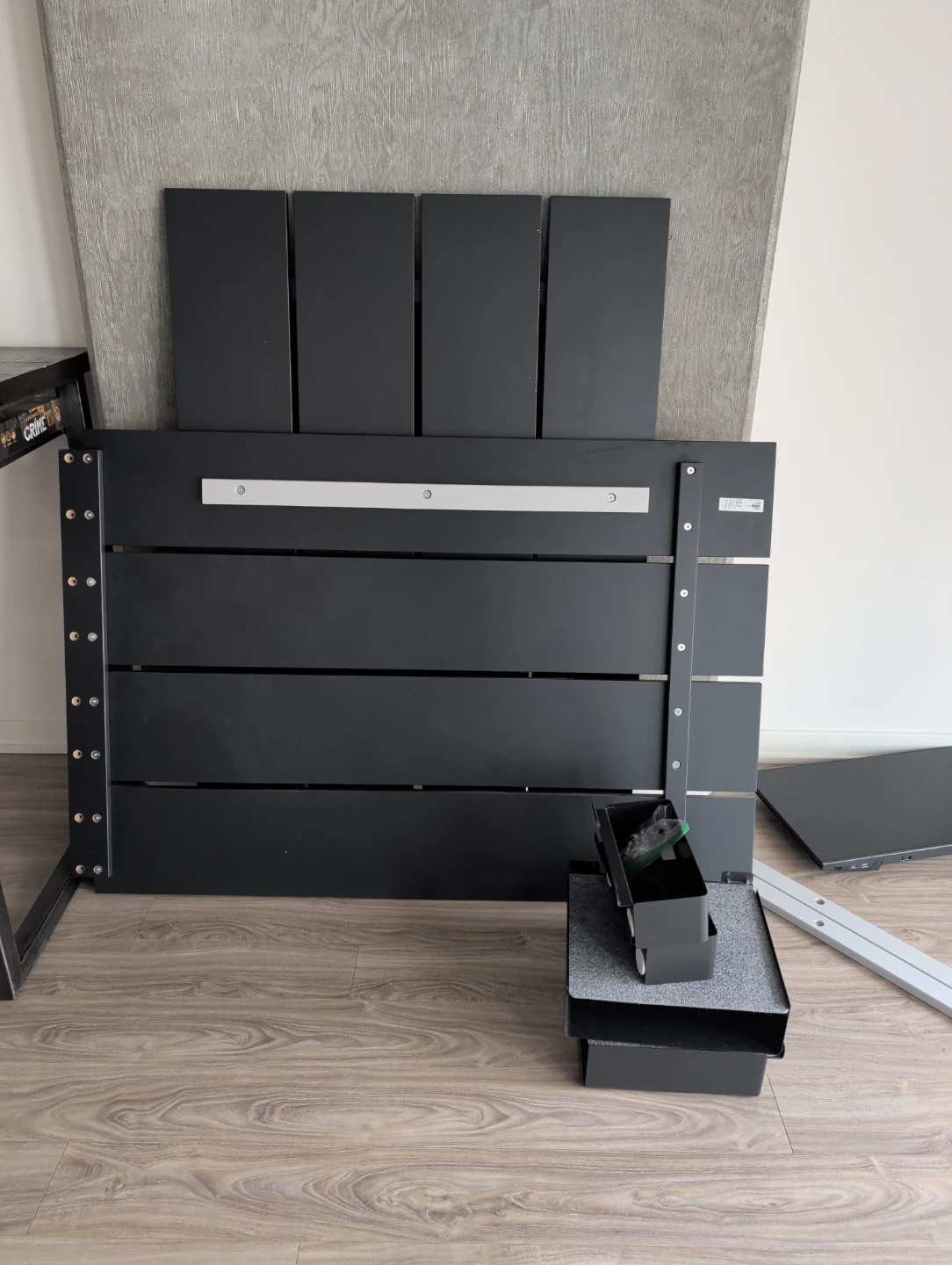 IKEA FJELLSE Headboard Black