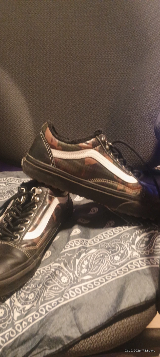 Vans Old Skool MTE Black Camo Sneakers - photo 3