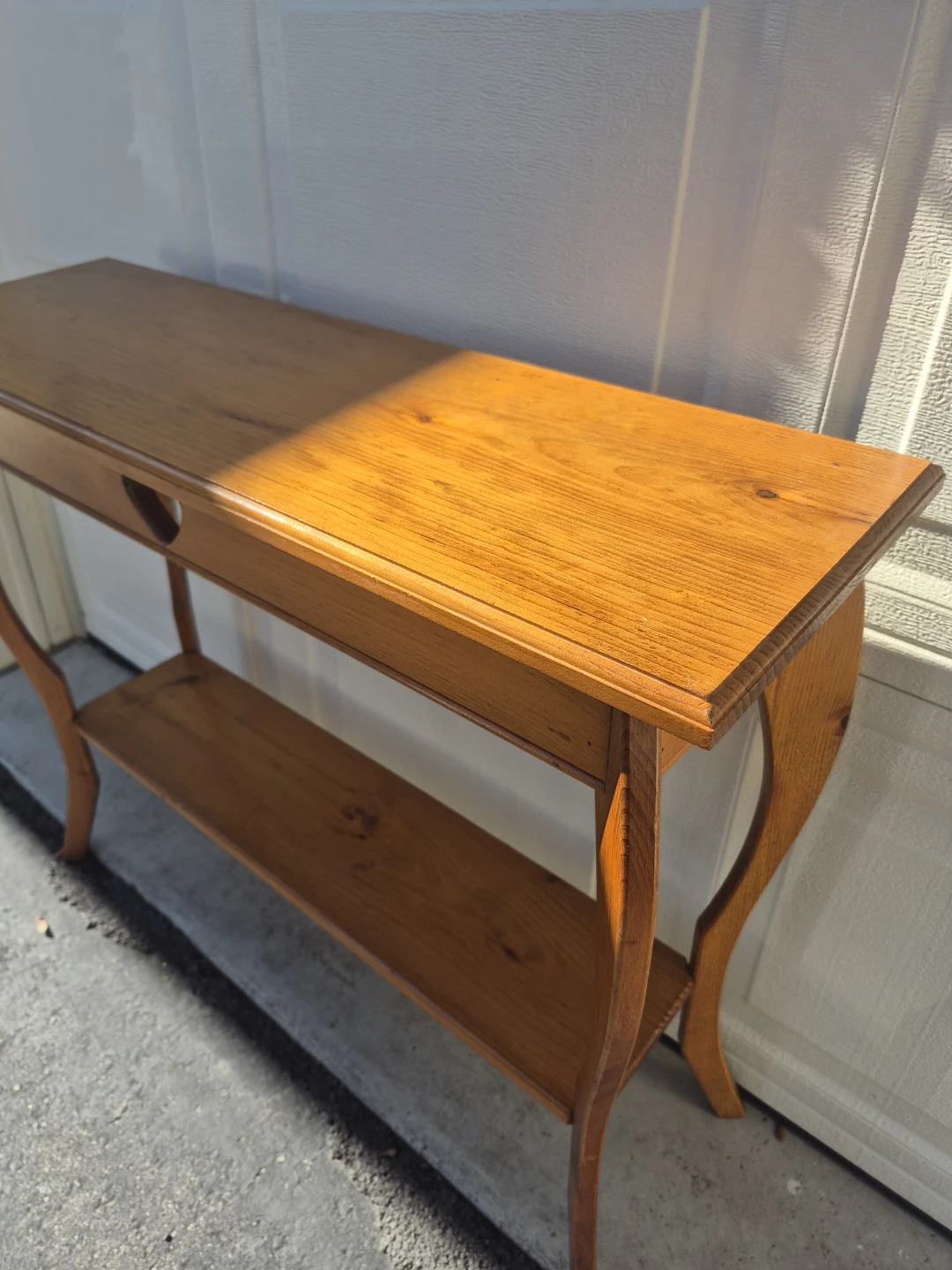 Solid Wood Console Table - photo 2