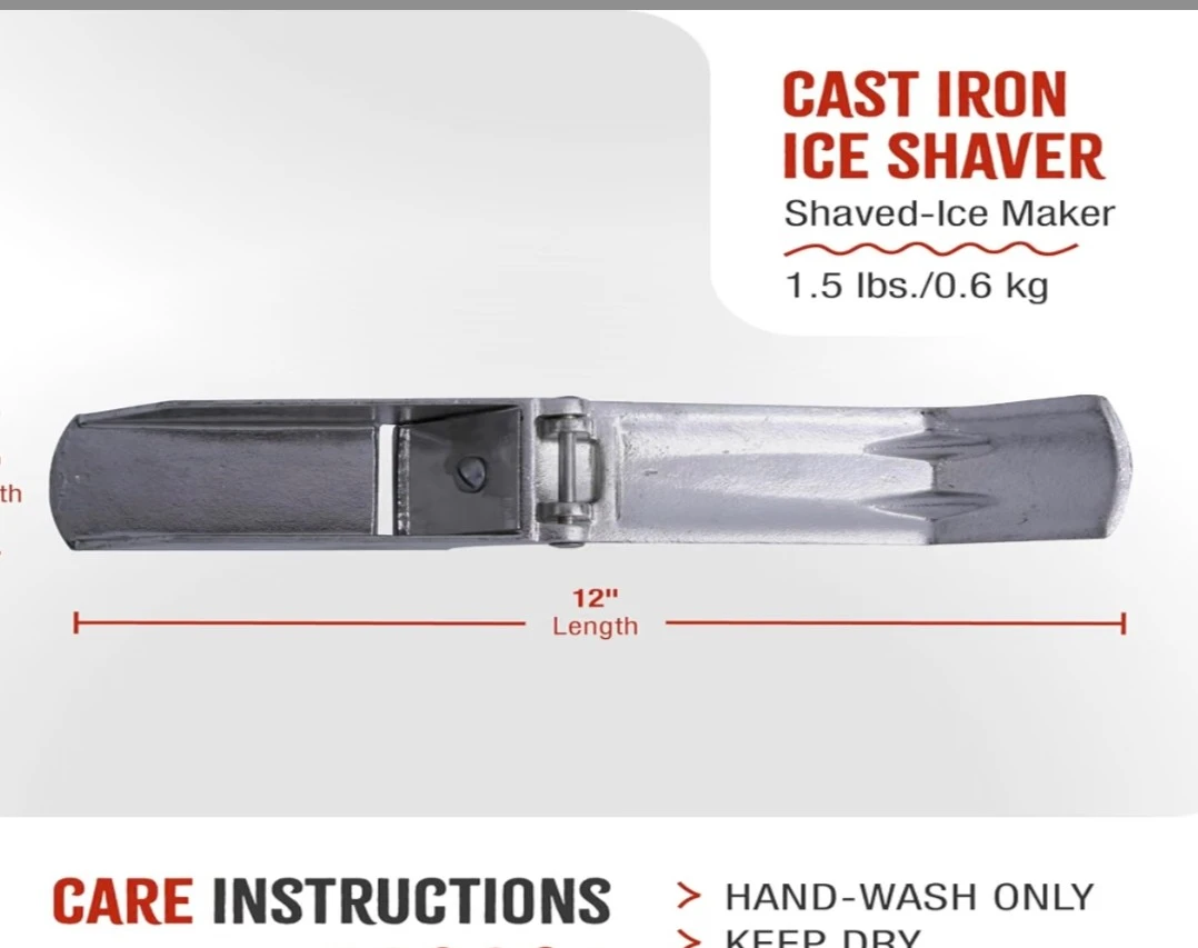 Victoria Cast Iron Ice Shaver - photo 2