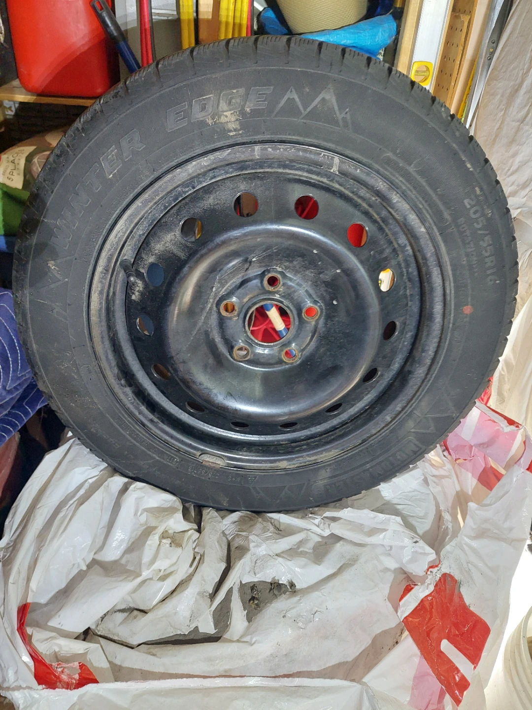 Motomaster Winter Edge Tire on Steel Rim - photo 2
