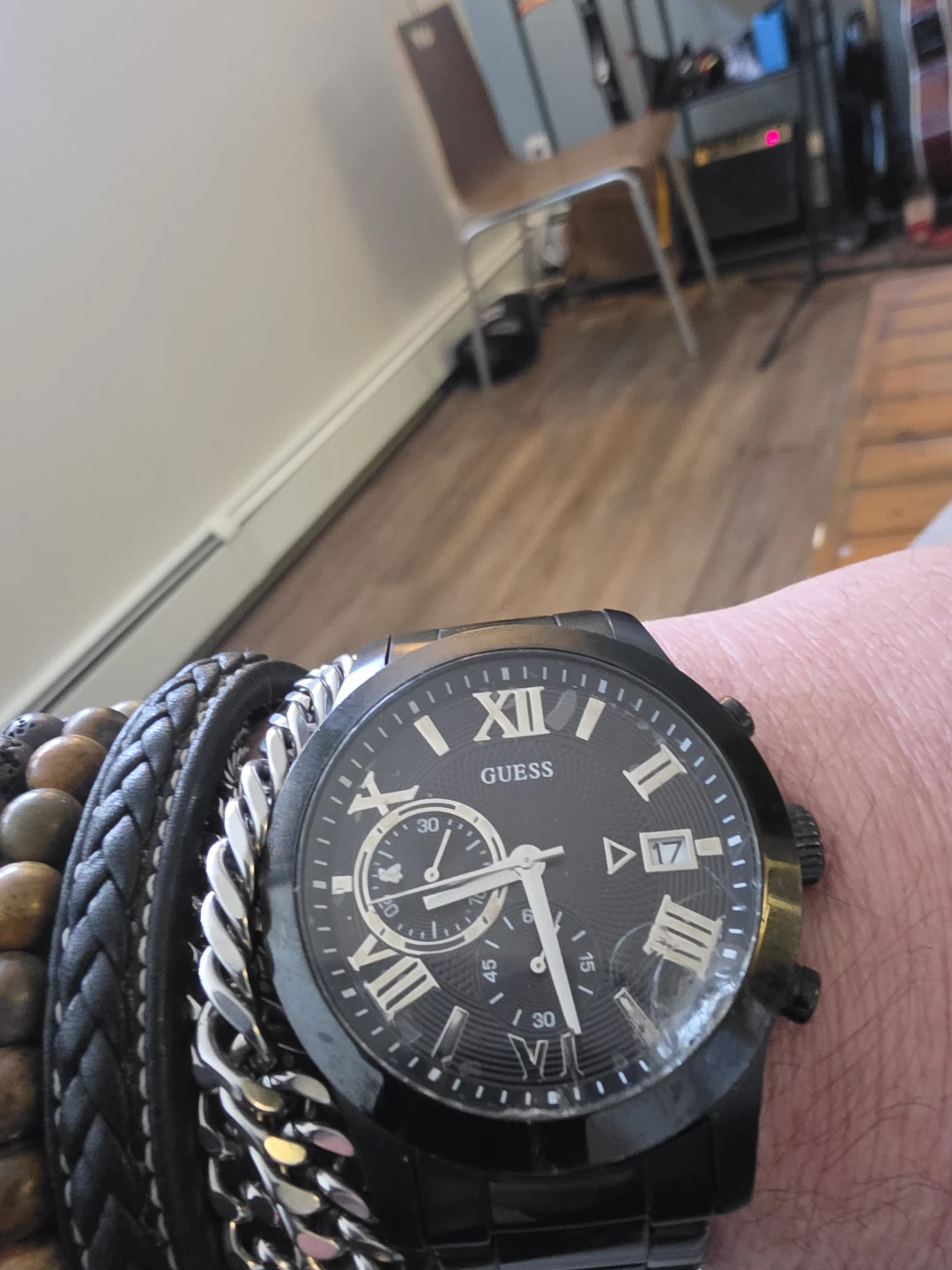 Guess U0668G5 Men's Black Stainless Steel Watch - photo 5